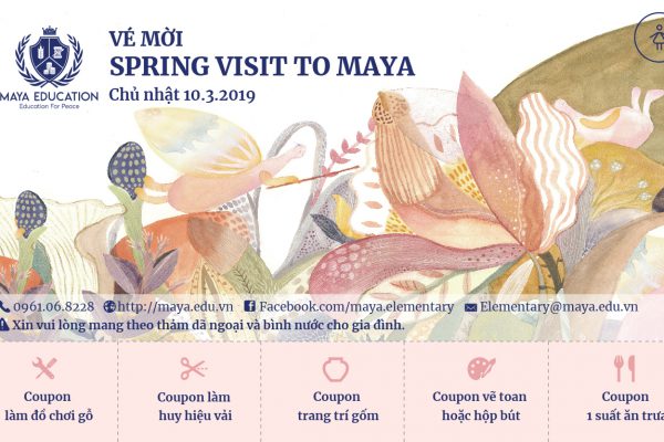 Thư mời “Spring visit to Maya” – 10/3/2019, Chủ nhật