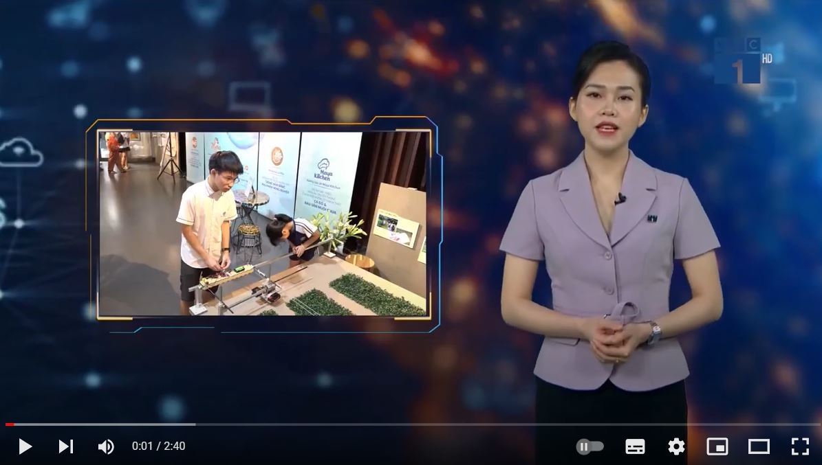 [PHÓNG SỰ VTV3 & VTC1] Chế Tạo Máy Hút Bọ Nhảy Bán Tự Động – Dự Án Học Tập Thực Tế Của Học Sinh THCS Maya