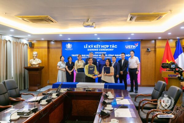 Hợp tác chiến lược giữa Maya School và Trường Đại học Khoa học và Công nghệ Hà Nội – Cơ hội học bổng toàn phần và học Đại học song bằng Việt – Pháp cho học sinh Maya